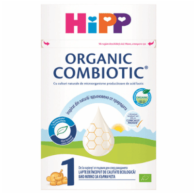 Адаптирано мляко на прах Hipp Organic - Combiotic 1, опаковка 800 g