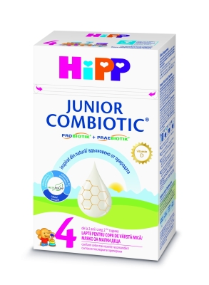 Адаптирано мляко на прах Hipp Junior - Combiotic 4, опаковка 500 g