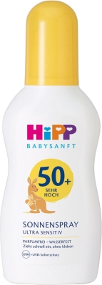 Слънцезащитен спрей Hipp, SPF 50, 50 ml
