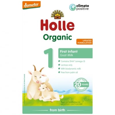 Био козе мляко за кърмачета Holle Organic 1, 400 g