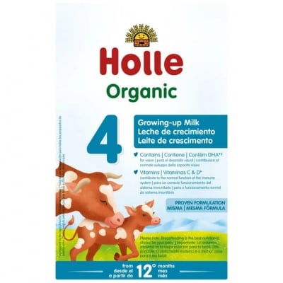 Био преходно мляко за подрастващи Holle Organic 4, 600 g