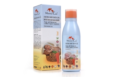 Натурално бебешко олио за баня с жожоба Mommy Care, 200 ml