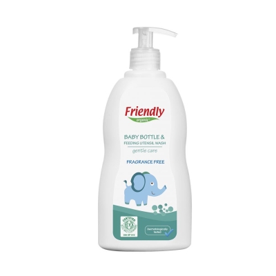 Препарат за бебешки шишета и съдове Friendly Organic - 500 ml