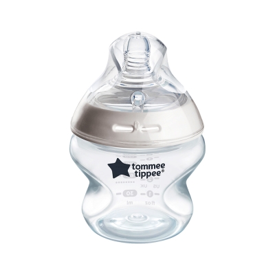 Бебешко самостерилизиращо се шише Tommee Tippee - Natural Start, 150 ml