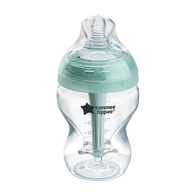 Бебешко самостерилизиращо се шише Tommee Tippee - Advanced Anti Colic, 260 ml