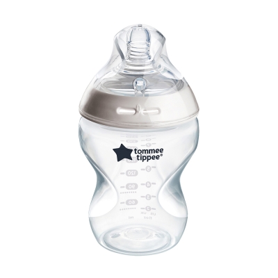 Бебешко самостерилизиращо се шише Tommee Tippee - Natural Start, 260 ml