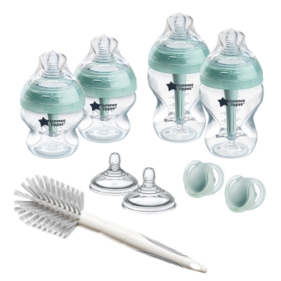 Комплект за новородено Tommee Tippee - Advanced Anti Colic с четка за шишета