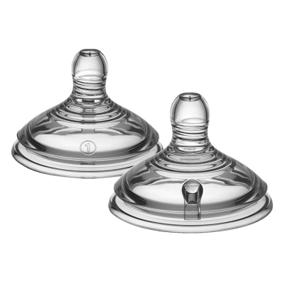 Биберони Tommee Tippee - Natural Start, Slow 1 капка, 0m+, 2 броя