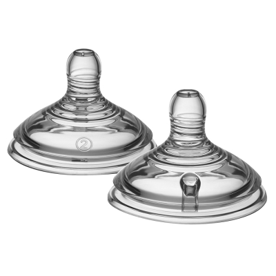 Биберони Tommee Tippee - Natural Start, Medium 2 капки, 3m+, 2 броя