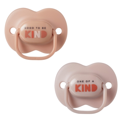Ортодонтични залъгалки Tommee Tippee - AnyTime, Kind  Розови с кутия за стерилизиране, 6-12 m, 2 броя