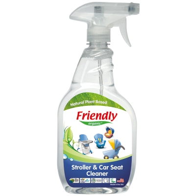 Препарат за почистване на колички и столчета за кола Friendly Organic - 650 ml