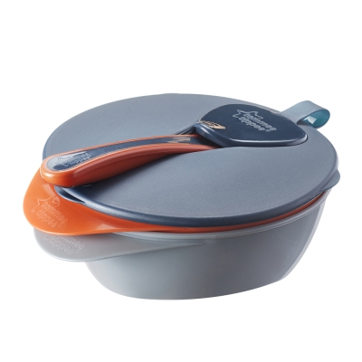 Купи за храна с капак и лъжица Tommee Tippee, 6 m+, 2 броя