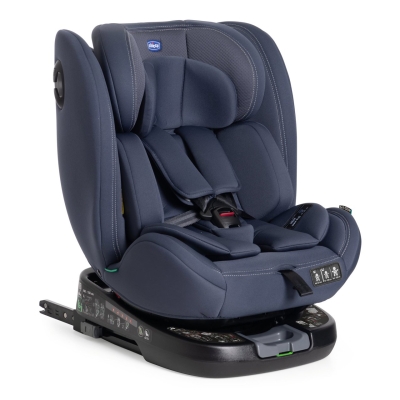 Столче за кола Chicco - Unico Evo Air, I Size, IsoFix, 40-150 cm, India Ink