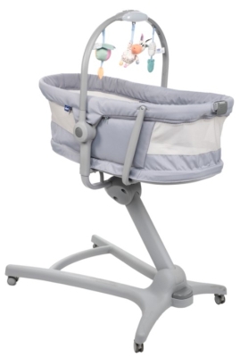 Мултифункционално кошче 4 в 1 Chicco - Baby Hug Air, Stone