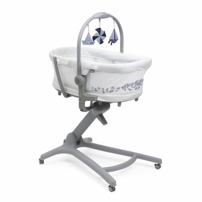 Мултифункционално кошче 5 в 1 Chicco - Baby Hug Pro, White Cream
