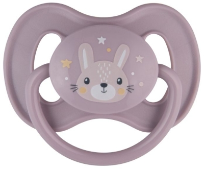 Каучукова залъгалка Canpol - Animals, 6-18 m, Розова