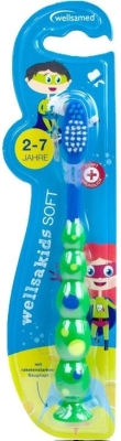 Детска четка за зъби Wellsamed Kids - Soft, 2-7 години