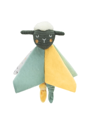 Мека играчка за гушкане с дрънкалка Kikkaboo - Sleepy Sheep, Зелена