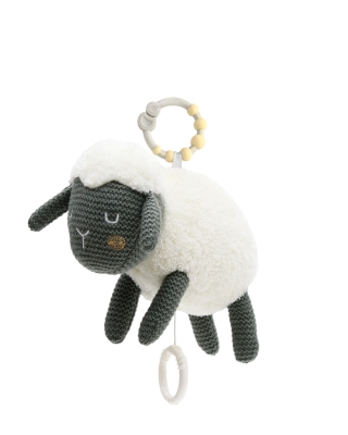 Музикална играчка Kikkaboo - Sleepy Sheep, Зелена