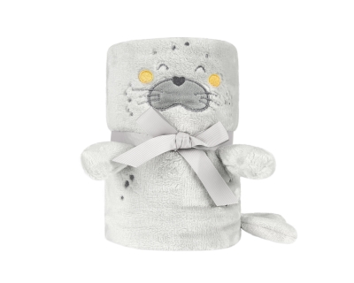 Бебешко одеяло с 3D бродерия Kikkaboo - Seally Me