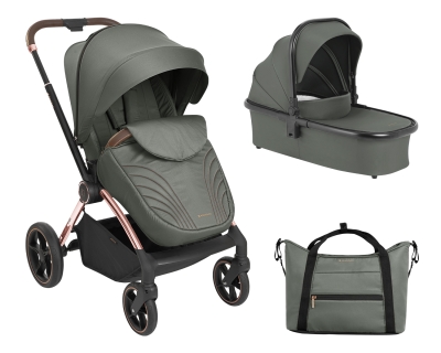 Комбинирана детска количка 2 в 1 Kikkaboo - Kara, Army Green