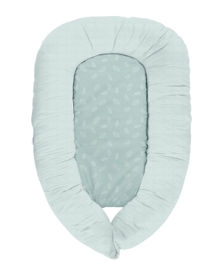 Бебешко мемори гнездо 3 в 1 Kikkaboo - Leaves, Mint