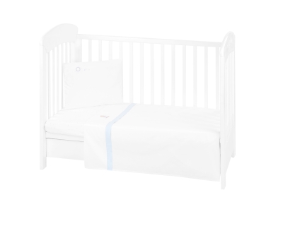 Бебешки спален комплект с бродерия Kikkaboo - Dream Big, 60 х 120 сm, 3 части, Blue