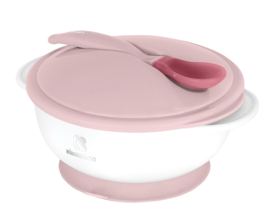 Купа с термо лъжица Kikkaboo, 250 ml, Pink