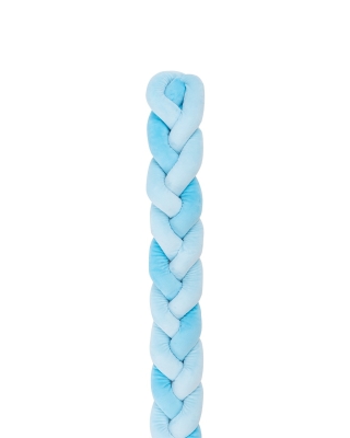Луксозен плюшен обиколник Kikkaboo - 3 плитки, 180 сm, Blue