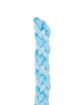 Луксозен плюшен обиколник Kikkaboo - 4 плитки, 180 сm, Blue