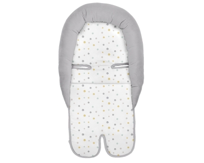 Мемори подложка за столче за кола Kikkaboo - Dots, Grey