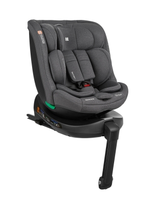 Столче за кола Kikkaboo – i-Secure, i-Size, Isofix, 360°, Dark Grey