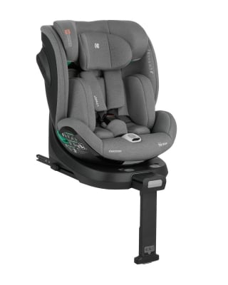 Столче за кола Kikkaboo - i-Twist, i-Size, IsoFix, 40-150 см, Dark Grey