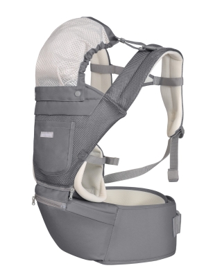 Кенгуру 3 в 1 Kikkaboo - Chloe Mesh, Grey