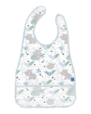 Непромокаем лигавник с джоб Kikkaboo - Savanna Pattern, Blue