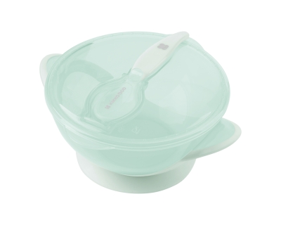 Купа с лъжица Kikkaboo - Feedy, 400 ml, Mint