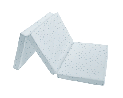 Сгъваем матрак Kikkaboo - Dots, 60 х 120 х 5 cm, Blue