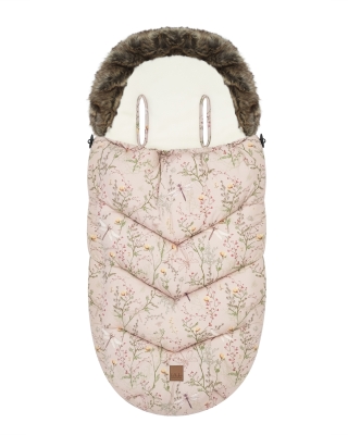 Чувалче за бебешка количка Kikkaboo Luxury - Secret Garden, Beige