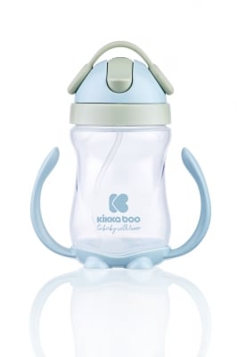 Неразливаща се чаша със сламка Kikkaboo - 300 ml, Blue
