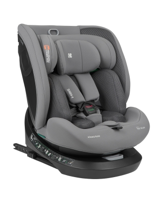 Стол за кола Kikkaboo - i-Hike, i-Size, Isofix, 360°, Light Grey 2025