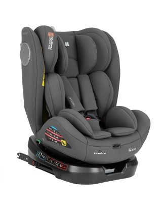 Столче за кола Kikkaboo - i-Moove 2,i-Size, Isofix, 360°, 40-150 сm, Dark Grey