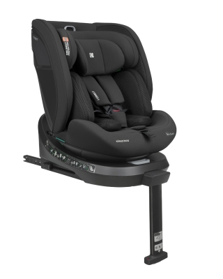 Столче за кола Kikkaboo – i-Orbit, i-Size, Isofix, 360°, Black