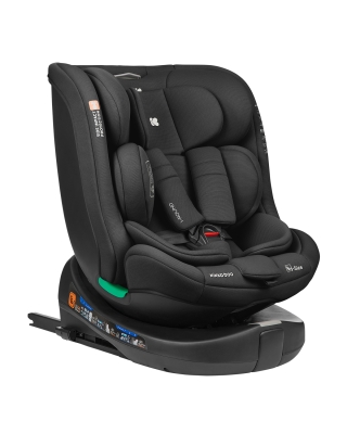 Стол за кола Kikkaboo - i-Round, i-Size, Isofix, 360°, Black