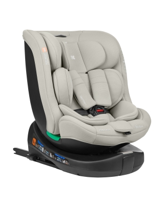 Стол за кола Kikkaboo - i-Round, i-Size, Isofix, 360°, Light Grey