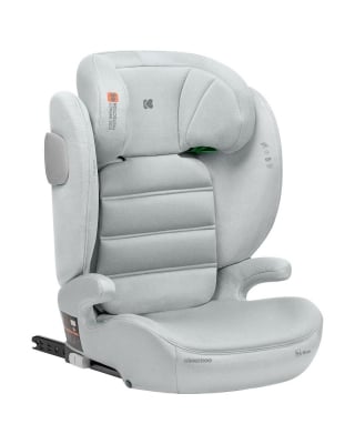 Столче за кола Kikkaboo - i-Track, i-Size, IsoFix, 100-150 см, Light Grey