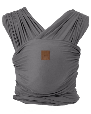 Слинг за носене на бебе Kikkaboo - Isla, Dark Grey