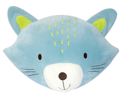 Плюшена възглавница-играчка Kikkaboo - Kit the Cat