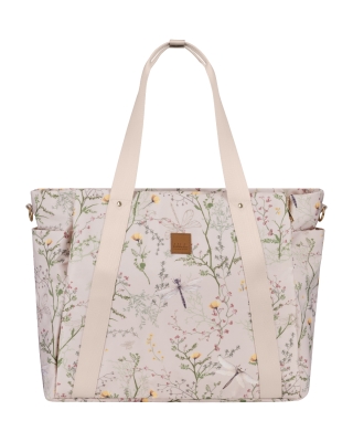 Чанта за бебешки принадлежности Kikkaboo - Florence Secret Garden, Beige