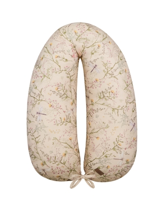 Възглавница за бременни Kikkaboo - Secret Garden, 150 сm, Beige