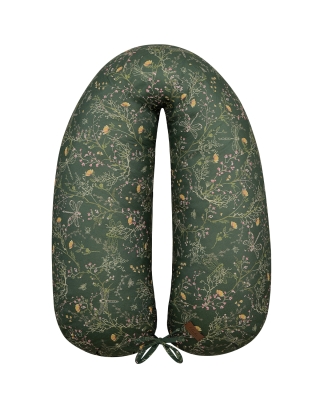 Възглавница за бременни Kikkaboo - Secret Garden, 150 сm, Green